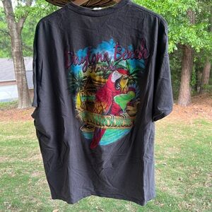 Daytona Beach Graphic Black T-Shirt